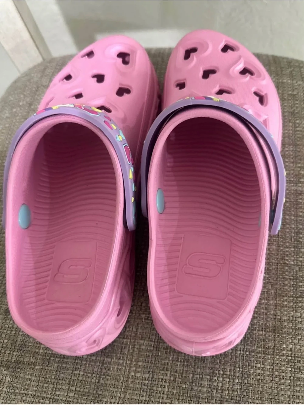 Skechers Kids S Lights - Light Hearted Unicorns & Sunshine Pink